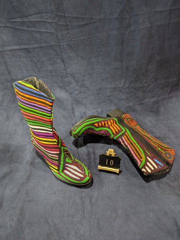 Cowgirl Zipper Mola Boot - Size 10 - Sorayin