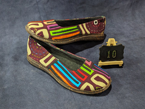 Ballerina Slipper Mola Shoes - Size 10 - Gabriela