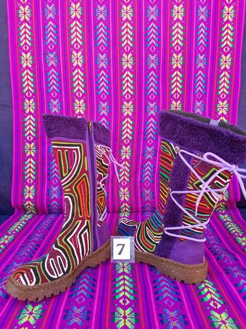Cossack Shaman Zipper Mola Boot Size 7 - Kheelan