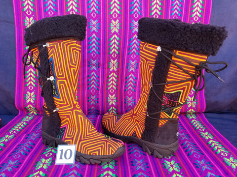 Cossack Shaman Zipper Mola Boot Size 10 - Geleon