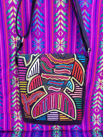 Tribal Textile Vegan Mola Purse - Nahar