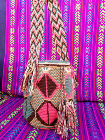 Tribal Hand Woven Vegan Bucket Bag - Lalaith