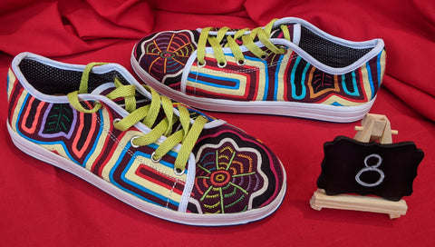 WILD Lace up Mola Shoes - Size 8 - Lokapala