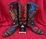 Cowgirl Zipper Mola Boots Size 8 - Wyna