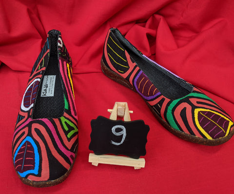 Ballerina Slipper Mola Shoes - Size 9 - Celeste