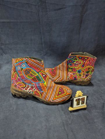 Skydancer Booties Mola Shoes - Size 11 - Pachita