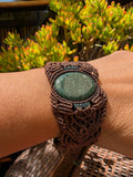 Macrame Bracelet - Green Jade - Divina