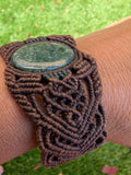 Macrame Bracelet - Green Jade - Divina