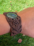 Macrame Bracelet - Green Jade - Divina