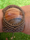 Macrame Bracelet - Honey Onix - Miel