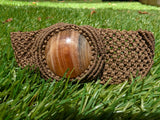 Macrame Bracelet - Honey Onix - Miel