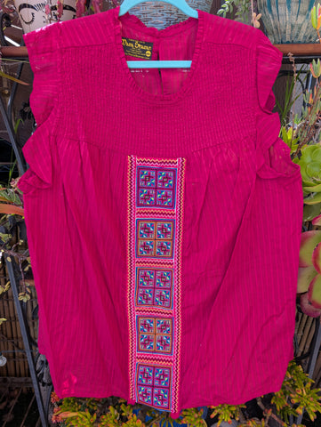 Tribal Hand Crafted Shirt - Sacred Pulse -  XXL