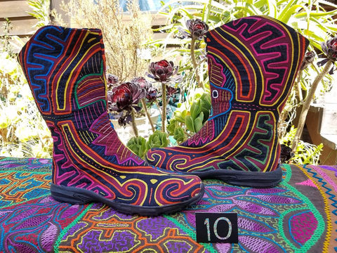 Infinity Zipper Mola Boot size 10 - Mayan