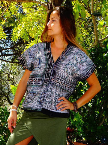 Tribal Hand Crafted Shirt - Cinco