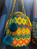 Wayuu Hand Woven Vegan Bucket Bag - Viva la Vida