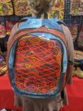 Tribal Textile Vegan Mola Backpack - Pez
