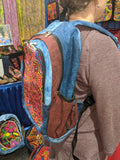 Tribal Textile Vegan Mola Backpack - Pez