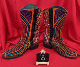 Cowgirl Zipper Mola Boots Size 8 - Moxy